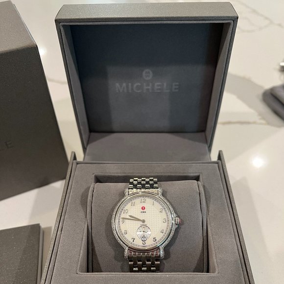 Michele Accessories - Michele CSX Watch - 94 diamonds w/ 17 extra bands!!